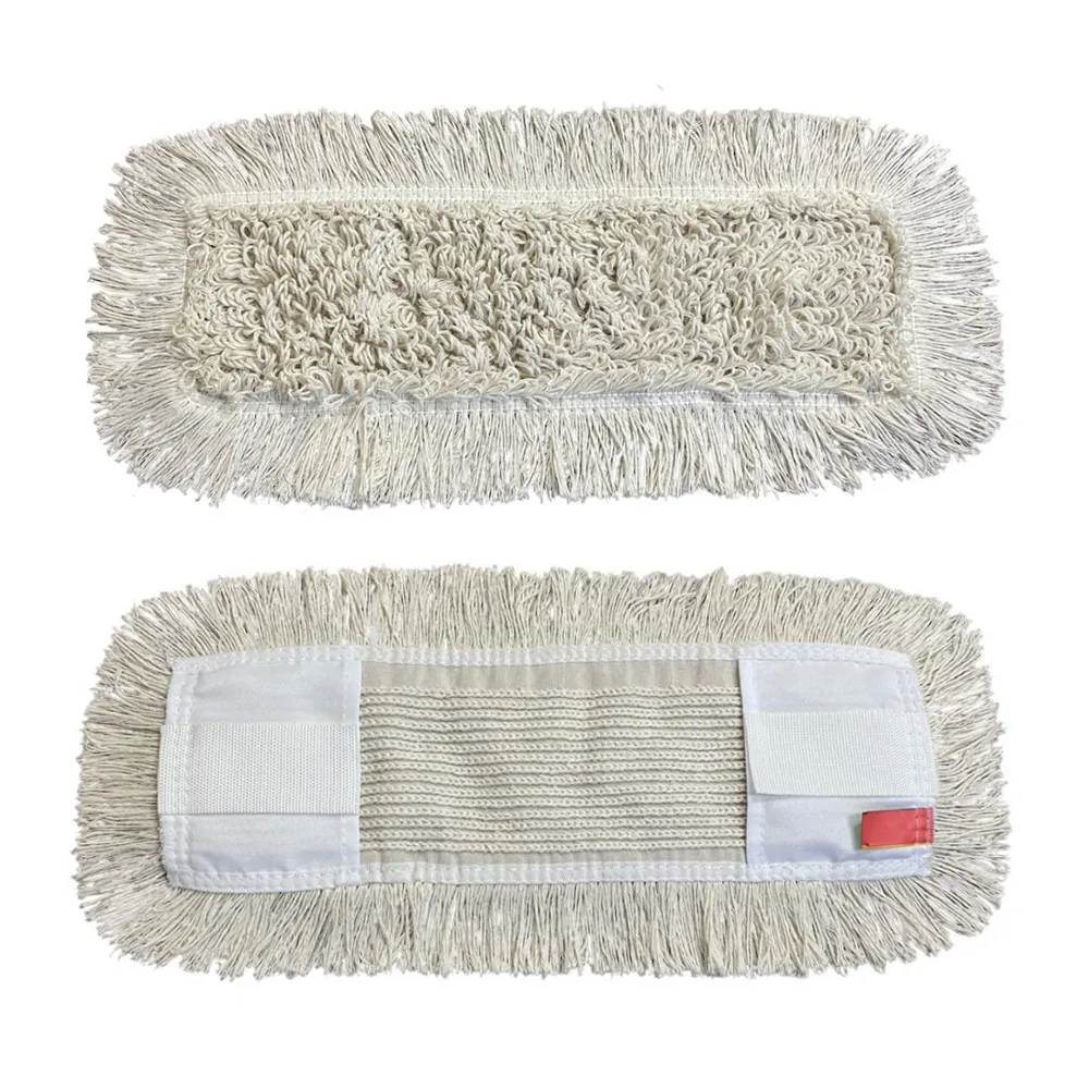 МОП насадка для швабры из хлопка 40 см петельный, карман-язык, основа хлопок (25)