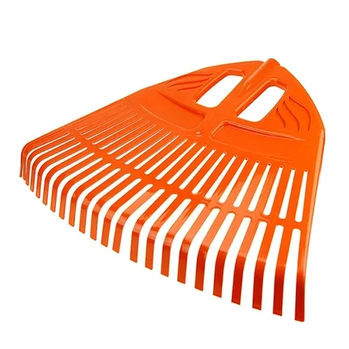 Грабли веерные пластмассовые 23 зуба, оранжевые, ширина 500мм, б/ч (10)