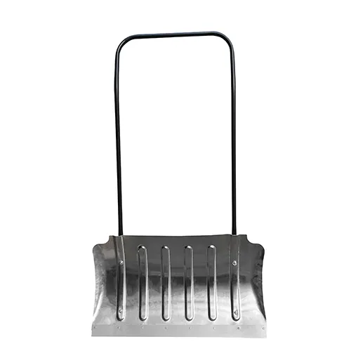 Движок (скрепер) для снега алюминиевый формованный 750*430 мм, S=1.5 мм