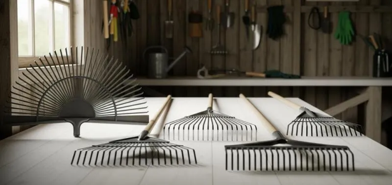 Как выбрать грабли для уборки листьев: сравнение видов и их назначение