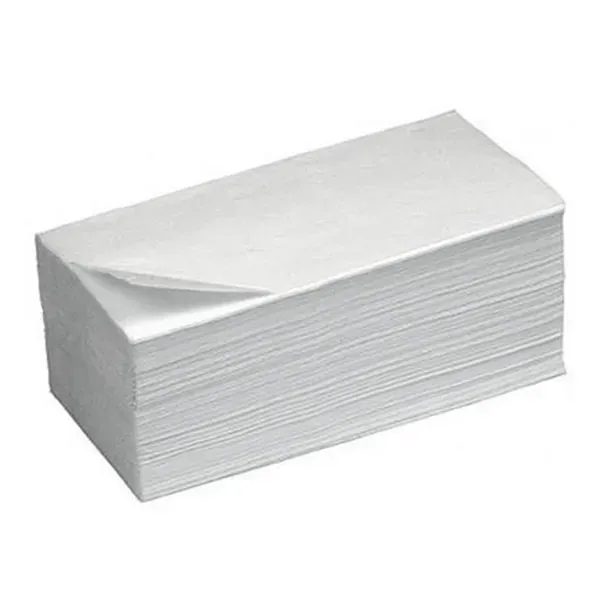 Полотенца бумажные листовые V-сложения "Комфорт", 100% целлюлоза, 200 листов, плотность 25 (20)