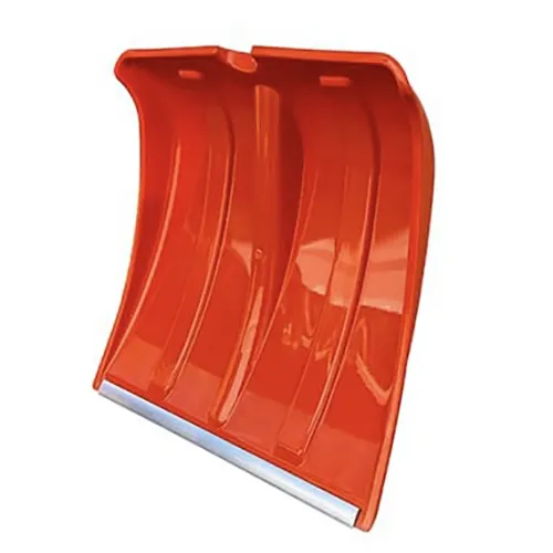 Лопата для снега пластиковая "Вьюга №3" Цветная, 380х365 мм, с алюминиевой планкой, б/ч (5)