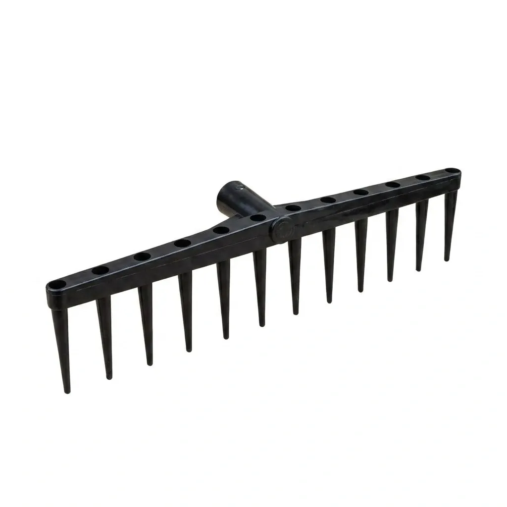 Грабли сенные 12 зуб, пластмассовые, черные, б/ч (10)