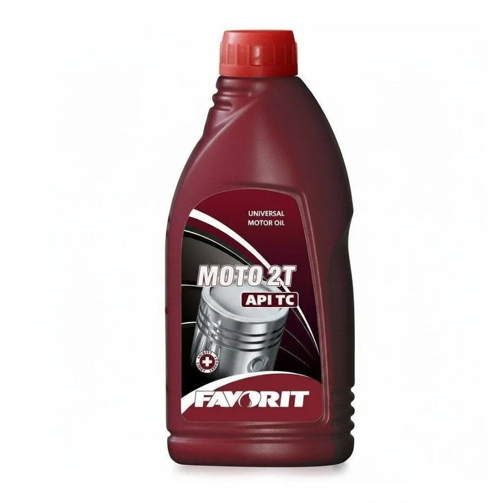 Масло для триммера 2 тактное 1000 мл Favorit Moto 2T API TC, минеральное