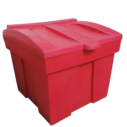 Емкость (ящик) для песчано-солевой смеси (150л) зеленый