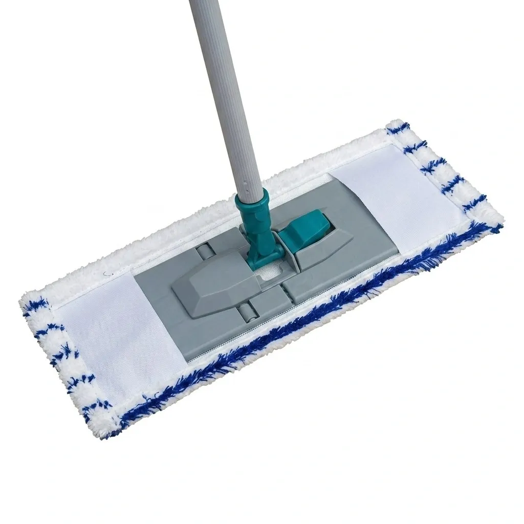 Швабра для пола с мопом из микрофибры Simple, флаундер 40 см, рукоятка 110 см