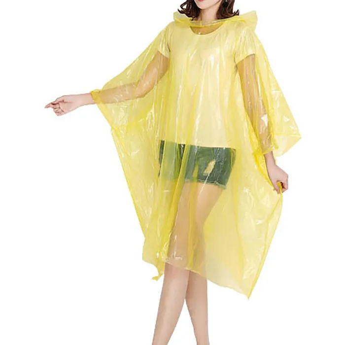 Дождевик-пончо, желтый, PERFECTO LINEA