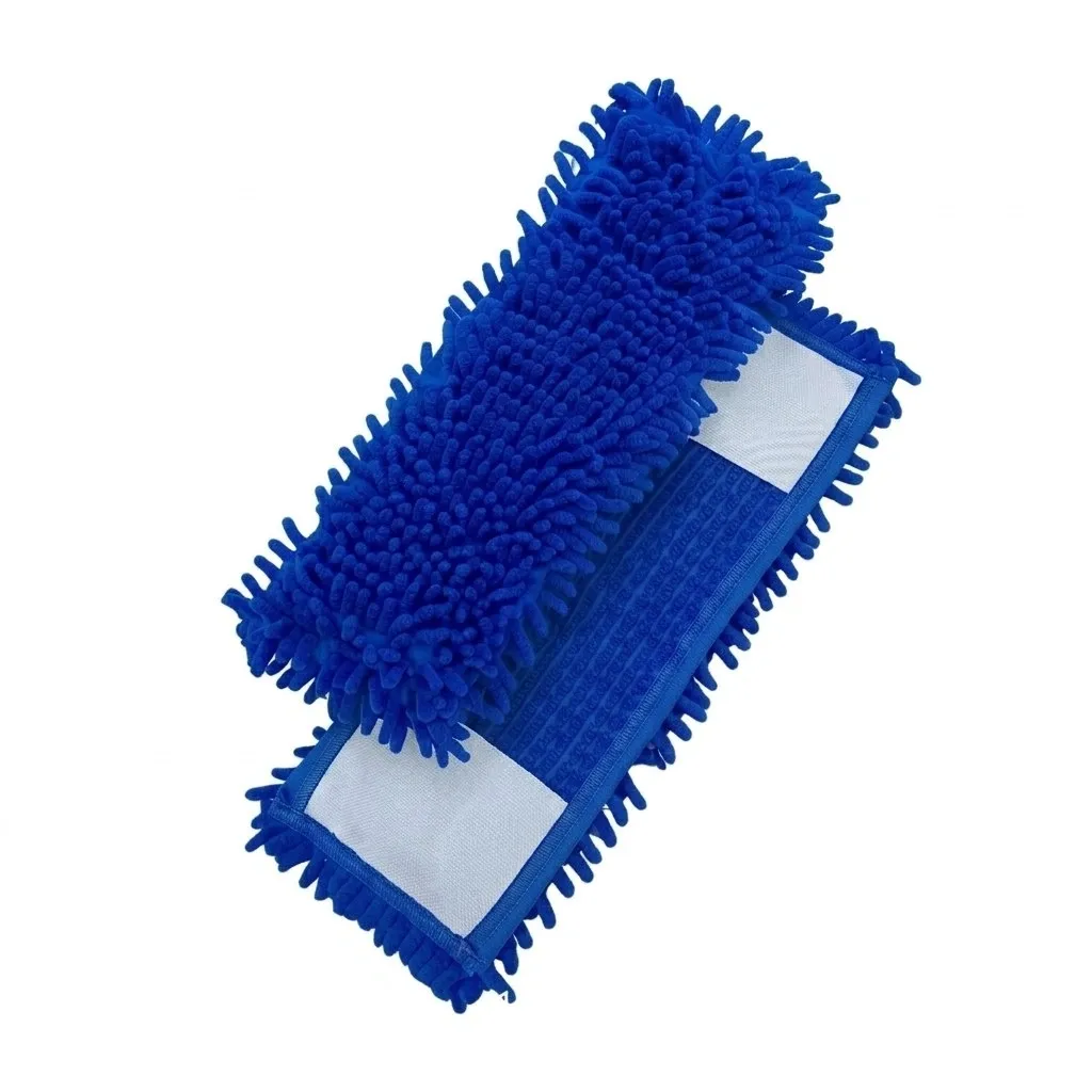 Моп насадка для швабры Синель (шинилл) 072С, размер 40х11 см, вес 70 г, цвет синий