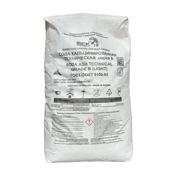 Сода кальцинированная техническая марки "Б" ГОСТ 5100-85 (в мешках по 25 кг)