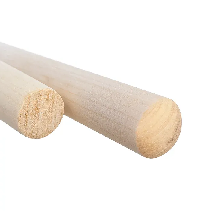 Черенок для снеговых пластиковых лопат, деревянный, d32х1200 мм, 1 сорт (20)