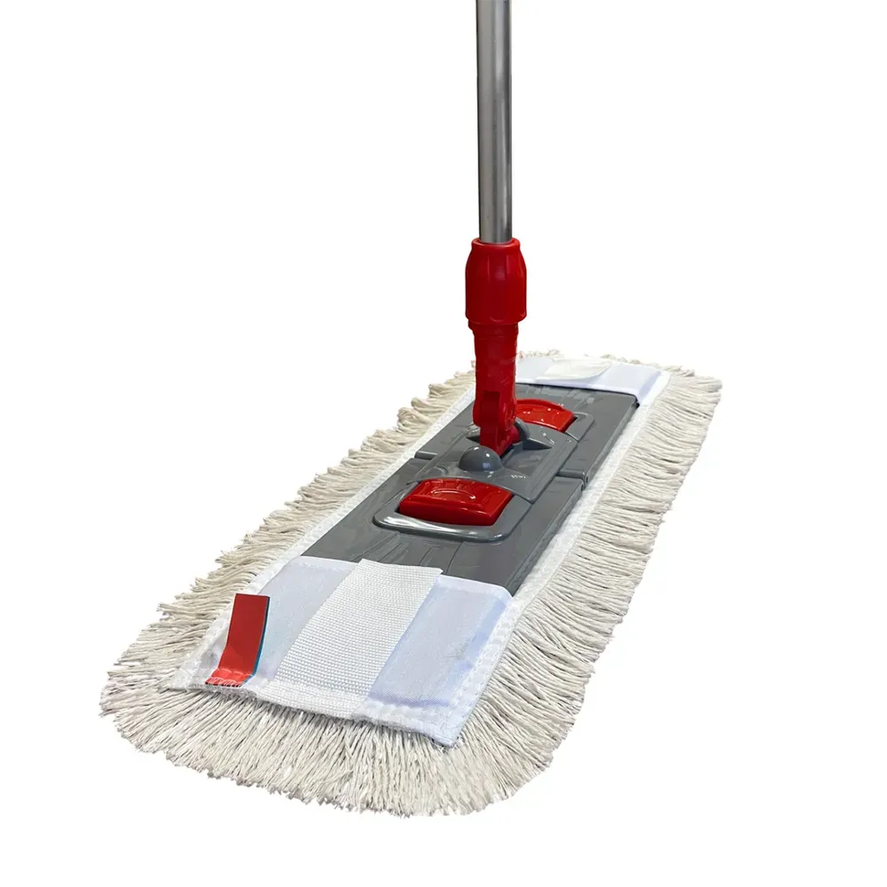 Комплект "Швабра профессиональная ЧистоPROF 50": Флаундер 50 см + Моп петлевой + Рукоятка 140 см