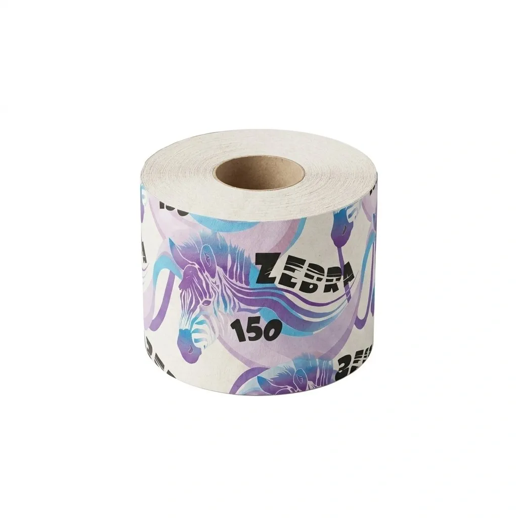 Бумага туалетная 150 г "Zebra", на втулке (24)