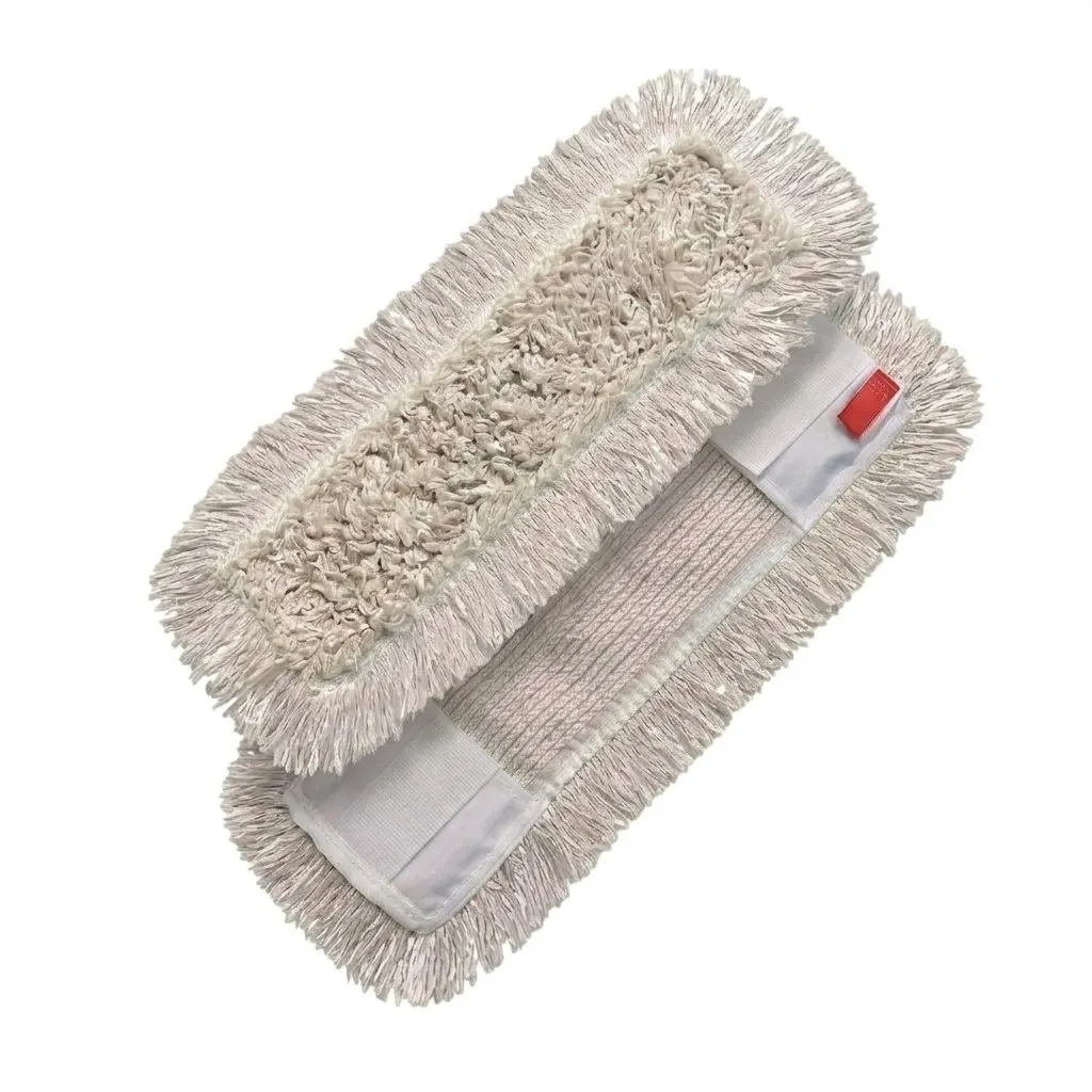 МОП насадка для швабры из хлопка 50 см петельный, карман-язык, основа хлопок (25)