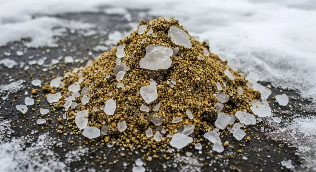 Песчано-солевая смесь для обработки дорог