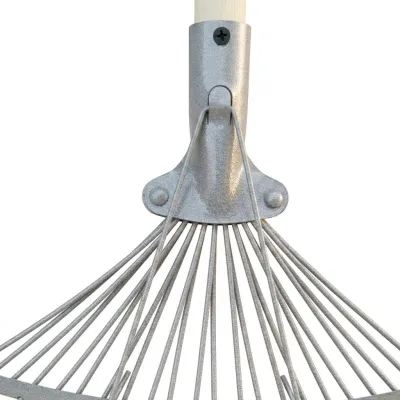 Комплект: Грабли веерные проволочные 22 зуба + Черенок