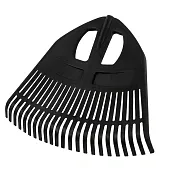 Грабли веерные пластмассовые 23 зуба, черные, ширина 500мм, б/ч (10)