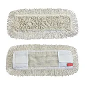 МОП насадка для швабры из хлопка 40 см петельный, карман-язык, основа хлопок (25)