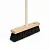 Комплект: Щетка подметальная "ЧистоОпт", Жесткий ворс, деревянная колодка 280х55 мм + Черенок в/с