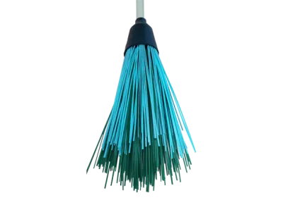 Метла круглая 4 кольца "Люкс", полипропиленовая, с черенком 1200 мм