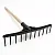Комплект: Грабли сенные пластмассовые 11 зубьев + Черенок