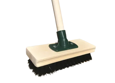 Щетка полотер деревянная 215x80x27мм с черенком