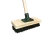 Щетка полотер деревянная 215x80x27мм с черенком