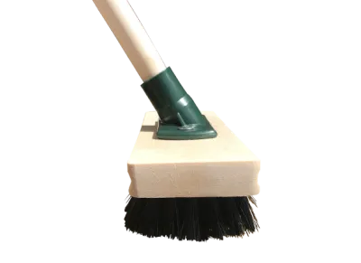 Щетка полотер деревянная 215x80x27мм с черенком