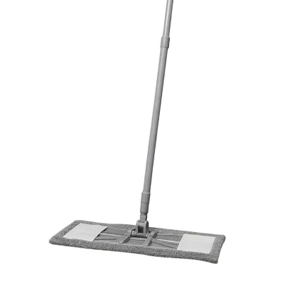 Швабра для пола с МОПом, цвет серый, телескопическая рукоятка 74-123 см (20)
