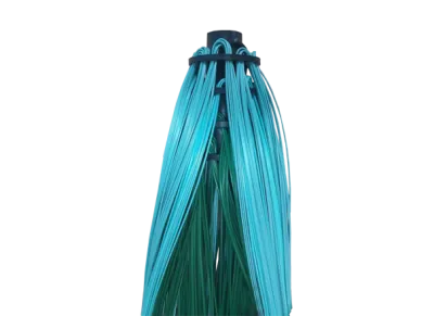 Метла круглая 4 кольца "Люкс", полипропиленовая, с черенком 1200 мм