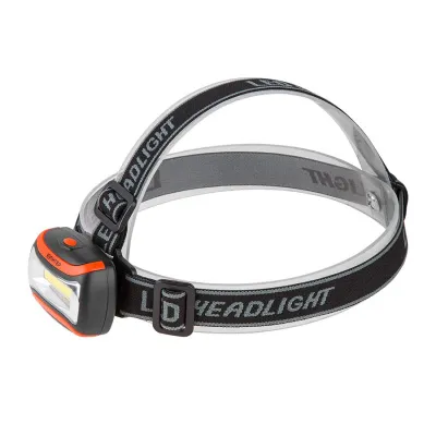 Фонарь налобный светодиодный 3Вт COB 3хAAA ЮПИТЕР