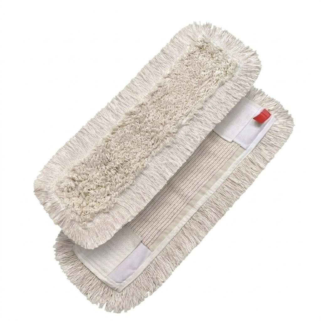МОП насадка для швабры из хлопка 60 см петельный, карман-язык, основа хлопок (25)