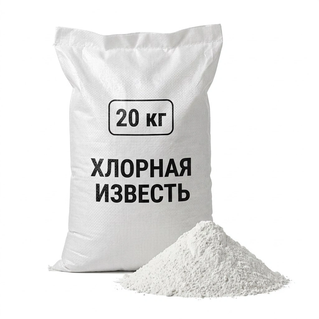Известь хлорная (20 кг в мешке), содержание активного хлора 25% 