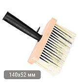 Кисть-макловица 140 х 52 мм, искусственная щетина, деревянный корпус, пластмассовая ручка// MTX