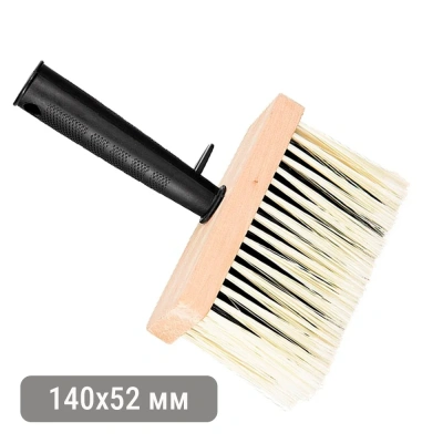 Кисть-макловица 140 х 52 мм, искусственная щетина, деревянный корпус, пластмассовая ручка// MTX