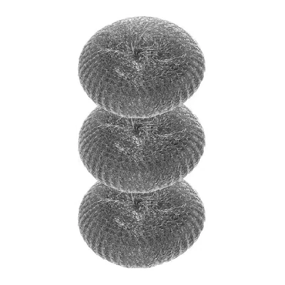 Губка металлическая (сетка) 13 г, 3 шт в упаковке (30)  