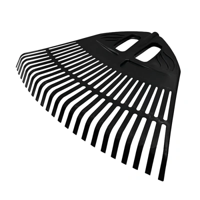 Грабли веерные пластмассовые 23 зуба, черные, ширина 500мм, б/ч (10)