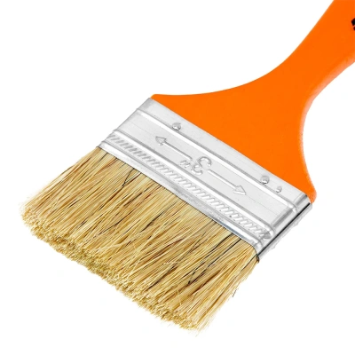 Кисть плоская 3" (75 мм) Slimline, натуральная щетина, деревянная ручка