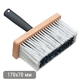 Кисть макловица 170 х 70 мм, искусственная щетина, деревянный корпус, пластмассовая ручка// MTX