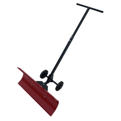 Отвал ручной для уборки снега на колесах