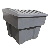 Емкость (ящик) для песчано-солевой смеси (200л) синий