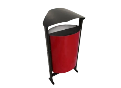 Урна уличная металлическая "Евро" 50 л, без пепельницы