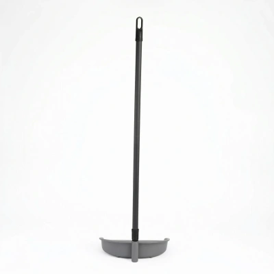 Совок для мусора с длинной ручкой "Фьюджи", пластиковый, с резиновой кромкой (15)