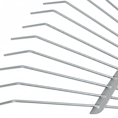 Комплект: Грабли веерные проволочные 22 зуба + Черенок