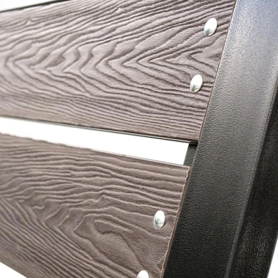 Скамейка ЧистоDVOR Премиум 1500, доска ДПК