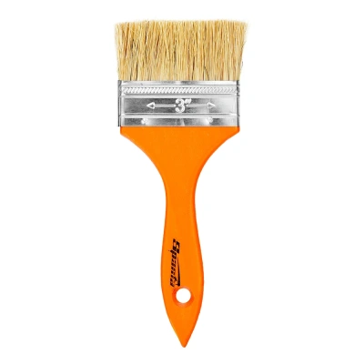 Кисть плоская 3" (75 мм) Slimline, натуральная щетина, деревянная ручка