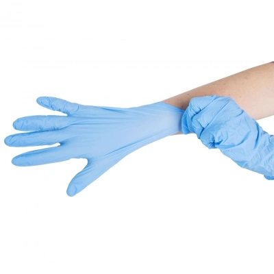 Перчатки нитриловые универального назначения "Голубые", 50 пар в упаковке