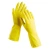 Перчатки хозяйственные латексные с хлопковым напылением "Лотос"