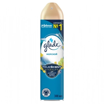 Освежитель воздуха Glade "Морской", 300 мл, аэрозольный (12)