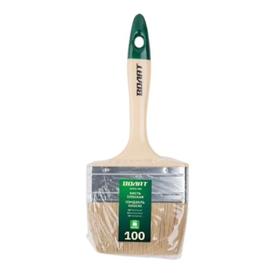 Кисть плоская 4" (100 мм) Волат (12)