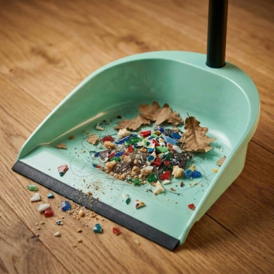 Набор "Ленивка" (Совок с длинной ручкой + Щетка для пола) (10)